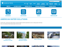 Tablet Screenshot of amwatersolutions.com